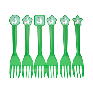 Ensemble de couverts de fête à thème dessin animé 60-80 pièces – Cuillères, fourchettes, couteaux en forme d'étoile pour anniversaires et décorations de fêtes - Product Image 4