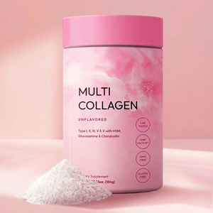 Polvere per Bevande OEM all'Ingrosso con Etichetta Privata, Mix di Collagene di Pesce e Bovino, Glutatione, Vitamina C e Niacinamide per Crescita dei Capelli e della Pelle - Product Image 1