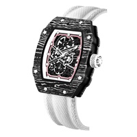 Nuevo Reloj de Cuarzo Metálico con Forma de Barril de Vino para Hombre 2026, Correa de Nailon, Resistente al Agua, Venta al por Mayor