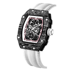 Nouvelle montre à quartz en métal pour homme, forme baril de vin, bracelet en nylon, étanche, vente en gros 2026 - Product Image 4