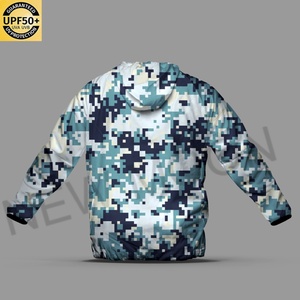 เสื้อแจ็คเก็ตผู้ชายแบบกำหนดเองได้ น้ำหนักเบา ป้องกันแสงแดด ระบายอากาศได้ดี ลายพราง เสื้อแจ็คเก็ตสำหรับล่าสัตว์ เสื้อแจ็คเก็ตยุทธวิธีลายพรางสำหรับกิจกรรมกลางแจ้ง - Product Image 2