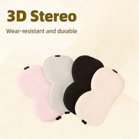 Masque de sommeil 3D anti-lumière à mémoire de forme, ne pressant pas la paupière, réglable, sans sangle, en polyamide, style tendance