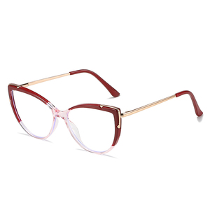 2025 TR90 Women's Metal Eyeglasses Anti-Blue Light <strong>Fashion</strong> Eyewear European Ladies Wholesale <strong>Glasses</strong> - Product Image 6