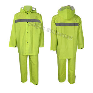 Vêtements <span class=keywords><strong>de</strong></span> <span class=keywords><strong>travail</strong></span> personnalisés construction sécurité <span class=keywords><strong>travail</strong></span> porter bretelles combinaison <span class=keywords><strong>de</strong></span> pluie manteau imperméable avec cuissard pour hommes - Product Image 3