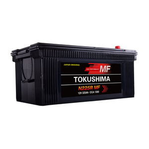 德岛N225 12V 225Ah密封新状态免维护铅酸卡车电池购物电池 - Product Image 1