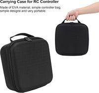 Sac de rangement rigide en EVA durable pour les passionnés de drones et les amateurs de modèles réduits d'avions, étui de transport noir antichoc et protecteur, fabriqué en usine