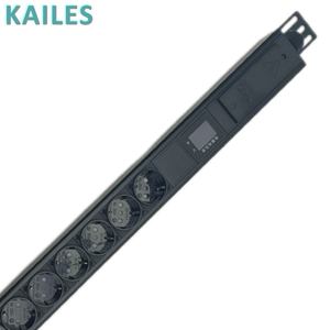 שקע חשמל תעשייתי KAILES PDU 12 שקעים C13 ניתנים לנעילה 220 וולט 16 אמפר AC חד פאזי, ניתן להתאמה אישית, מאלומיניום, בעל הספק גבוה - Product Image 1