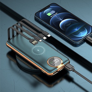 最新设计20000毫安无线电源银行电池充电器防水所有手机兼容微型USB输入和10w输出 - Product Image 4