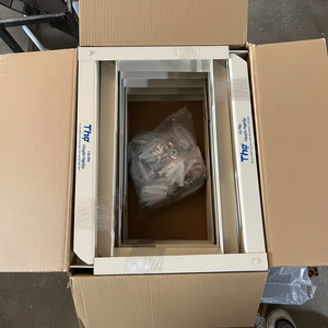 Soporte de pared exterior resistente de 1HP para aire acondicionado, construcción soldada, acero de grado industrial para sistema de refrigeración de 9000 BTU - Product Image 1