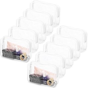 Bolsa <span class=keywords><strong>de</strong></span> Cosméticos <span class=keywords><strong>de</strong></span> PVC Transparente Impermeable con Cierre y Logotipo Personalizado, Bolsa <span class=keywords><strong>de</strong></span> Aseo <span class=keywords><strong>de</strong></span> <span class=keywords><strong>Viaje</strong></span> <span class=keywords><strong>para</strong></span> Mujer, <span class=keywords><strong>para</strong></span> Maquillaje, Champú y Rubor - Product Image 1