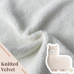 Chất Lượng Cao Nhà Máy Tùy Chỉnh 100% Polyester Dệt Kim Căng Ấm <span class=keywords><strong>Sherpa</strong></span> Lông Cừu Vải Cọc Dài Sang Trọng Lông Thú Giả Cho Túi Xách - Product Image 1