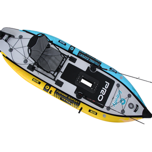Mejor pesca popular de dos tonos inflable pedal de pesca Canoa/Kayak con remo y pedal - Product Image 5