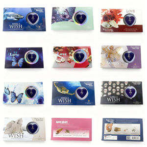 Muses Jewels kalung Fashion gaya Laut kotak hadiah tiram kalengan kura-kura dan lumba-lumba ikan liontin Berharap mutiara Hari Ibu - Product Image 4