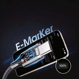 UGREEN Coiled <b>USB</b> C <b>to</b> <b>USB</b> C <b>Cable</b> 100W 5A PD Fast Charging Nylon Braided Spring Retractable Data <b>Cable</b> - Product Image 4