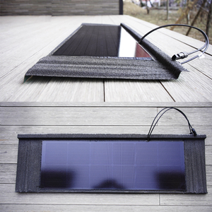 Materiales de Techo Económicos, Tejas Solares, Materiales de Construcción Sostenibles, Láminas Fotovoltaicas para Techos - Product Image 3