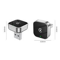 Adaptateur 2-en-1 pour CarPlay filaire vers CarPlay sans fil, compatible avec la connectivité Apple et Android, boîte CarPlay