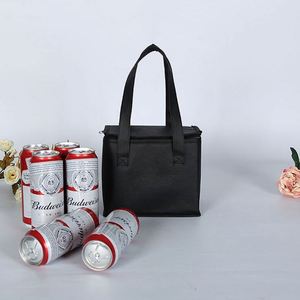 Wholesale Custom Heavy Duty Non-Woven Insulated Waterproof Diamond Lattice Pattern Reusable Tote Grocery Thermal Picnic <b>Cooler</b> - Product Image 3