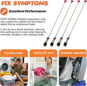 2025 Neue OEM Elektrische Federung Rod Kit Samsung Waschmaschine Kompatibel Heißer Kunststoff Ersatz <span class=keywords><strong>DR</strong></span> Waschmaschine DC97-05280W Heiß - Product Image 3