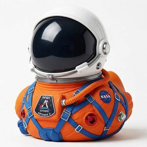 Ornement de canard astronaute transfrontalier très populaire, canard hockey, artisanat en résine NASA Space <span class=keywords><strong>Apollo</strong></span> 11 Artemis - Product Image 2