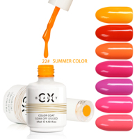 Ensemble de vernis à ongles en Gel Uv rouge, produit cosmétique, bouteille OEM, prix de gros avec 5000 couleurs