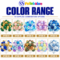 Ballons en latex vert or de 12 pouces, fabrication directe d'usine, CE/EN71/BSCI/CPC, OEM/ODM, pour anniversaires, mariages, baby showers et autres fêtes