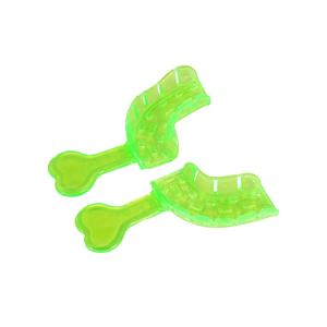 Bandeja de impresión dental azul de plástico desechable para implantes, con orificios, doble arco, para impresiones sin distorsión, diferentes tamaños - Product Image 4