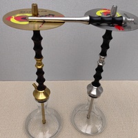 Nouveau design Japona Sensei Hookah, ensemble de chicha de luxe Japona, ensemble de fumage pour bar à chicha, chicha en acier inoxydable avec verre