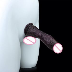 Wholesale Realistic Giant Penis Skin Feeling Real Men <b>Dildo</b> Soft Silicone Adult Vagina Anal Strap on Female Sex Toys for Women - Product Image 1