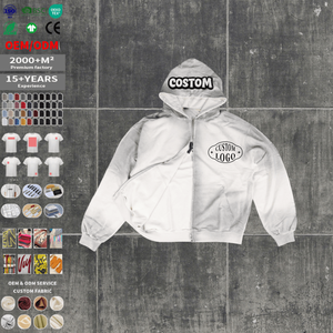 Felpa con Cappuccio e Zip in Pile per Uomo Personalizzata Servizio OEM ODM Design Personalizzato Calda Casual - Product Image 1