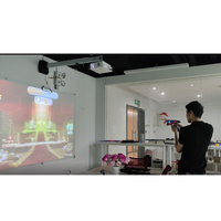 Projecteur de réalité augmentée pour aire de jeux intérieure, projection interactive murale AR pour jeux de tir