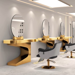 Nuevo juego de muebles de salón de belleza, lujosas sillas y mesas de peluquero, masaje de pies y juego de mesa para recortar uñas, diseño único - Product Image 4