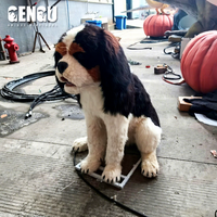 Modèle d'animal animatronique réaliste de haute qualité, chien robot grandeur nature à vendre