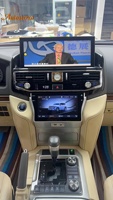 Écran de climatisation pour Toyota Land Cruiser LC200 2016-2022, autoradio multimédia de voiture, lecteur LCD, panneau de climatisation, double USB