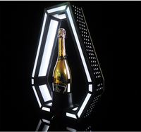 Présentoir Glorifier LED pour Bouteille avec Logo Personnalisé, Service VIP Rechargeable, pour Soirées en Boîte de Nuit