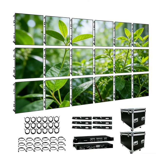 P3.91/P2.6/P2.9 Outdoor Indoor Full Color 4K HDR10+ LED Video Wall IP65 Waterproof 5000cd Brightness 16-Bit Color Depth for