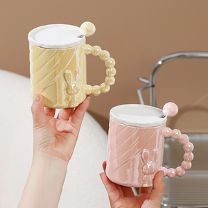 Taza <span class=keywords><strong>de</strong></span> cerámica práctica <span class=keywords><strong>de</strong></span> perlas Lelyi, taza <span class=keywords><strong>de</strong></span> agua <span class=keywords><strong>para</strong></span> el hogar <span class=keywords><strong>de</strong></span> pareja <span class=keywords><strong>de</strong></span> diseño moderno <span class=keywords><strong>para</strong></span> regalo <span class=keywords><strong>de</strong></span> cumpleaños - Product Image 5