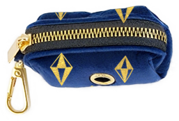 OKKPETSデザイナー調整可能犬用ハーネスカスタムベルベットペットハーネス & リーシュセット金箔プリント - Product Image 3