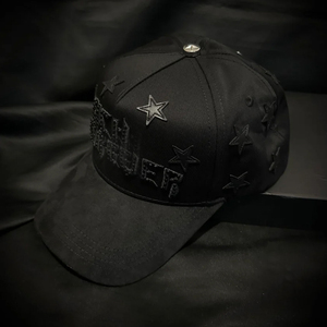 En Stock Gorra Original Del Barbas Forrada en Satén Estilo Vintage de Béisbol con Visera de Gamuza Negra Estructura A-Frame y Logo de CALAVERAS Gorras Barbas - Product Image 5