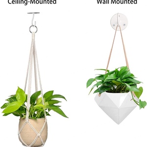 EWANG Wholesale Metal Wall Ceiling Plant <b>Pot</b> Hangers Wall Mounted Plant Ceiling Hooks for Hanging Bird Feeders Flower Basket - Product Image 5