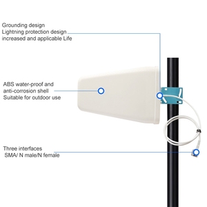 Antena de Panel de Alta Ganancia para Exteriores de 11 dBi, 800-2500 MHz, con Conector N Hembra - Product Image 6