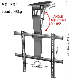 Soporte de TV de 50-75 pulgadas para oficina inteligente