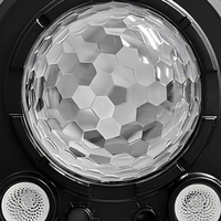 Lampe de Scène RGB Effet Boule Magique Lumière Disco Télécommande Sans Fil Contrôle Sonore Éclairage à Tête Mobile pour KTV Club