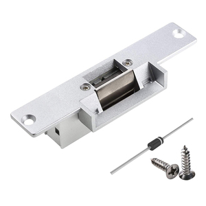 Serrure électrique à panneau court 12V robuste Goldbridge, prix usine, sans clé, en acier inoxydable pour portes coulissantes - Product Image 1