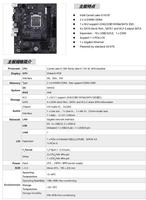 JWIPC H510m-a DDR4 Micro-ATX Masaüstü Oyun Anakartı LGA 1170 Intel H510 Çift Kanal SATA Entegre Grafik 64GB Yeni