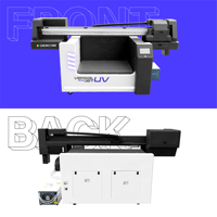 Commerciële UV vlakbedprinter, breedte 90*60cm, vacuümzuiging voor golfkarton en stevige verpakkingsdozen