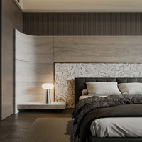 Panneau mural rétro personnalisé en marbre naturel rétroéclairé, grande dalle de pierre de luxe pour mur d'accentuation, idéal pour hall et intérieur haut de gamme