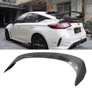 Aileron de coffre arrière en carbone de type OEM pour Honda Civic Type R FL5 2022-2023, tuning automobile - Product Image 2