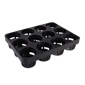 New type 12 cell plastic seedling cell tray factory wholesale high quality nursery seed plant tray from china