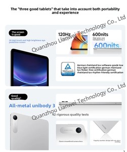 Tablette <span class=keywords><strong>Xiaomi</strong></span> <span class=keywords><strong>Mi</strong></span> Redmi <span class=keywords><strong>Pad</strong></span> <span class=keywords><strong>2</strong></span> SE 9,7 pouces, écran LCD 2K 120 Hz, 600 nits, 7600 mAh, processeur Snapdragon 6s Octa Core de 2e génération, tablette éducative - Product Image 2