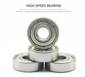 סקייט Bearing פלדת גלגל סקייט נעל 608 ABEC-7 כרום פלדת פלדה טבעי צבע Bearing